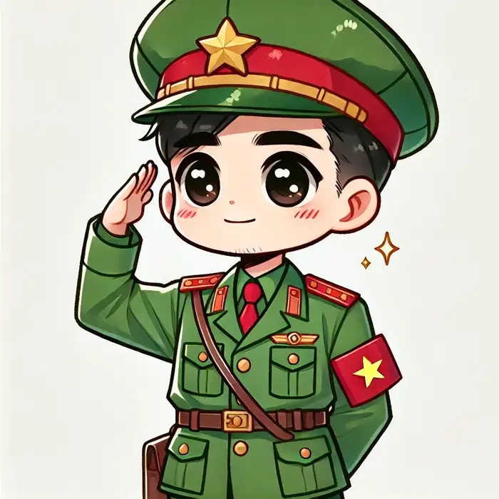 Tham khảo hình bộ đội chibi cực ngầu