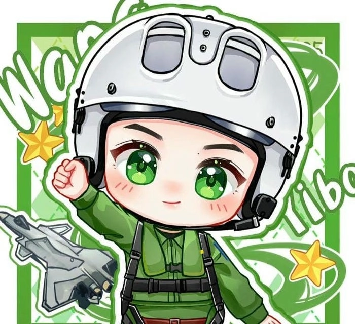 Khoảnh khắc tình yêu bộ đội chibi ngọt ngào