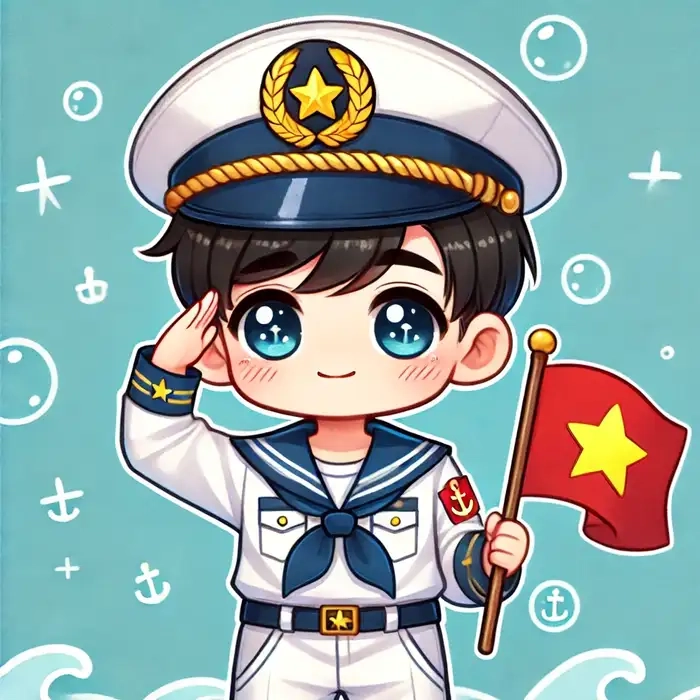 Bộ sưu tập ảnh bộ đội chibi dễ tải