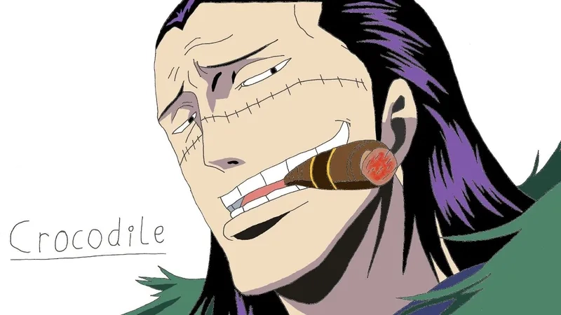 Hình vẽ ngộ nghĩnh cartoon crocodile