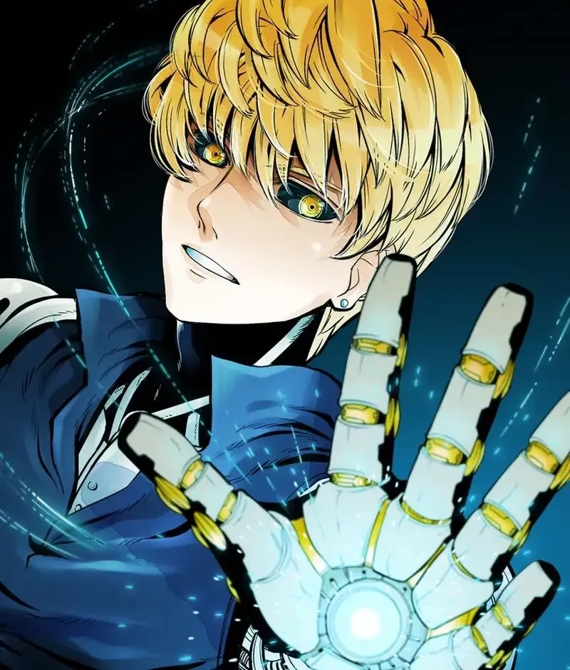 Chiến binh máy mạnh mẽ one punch man genos