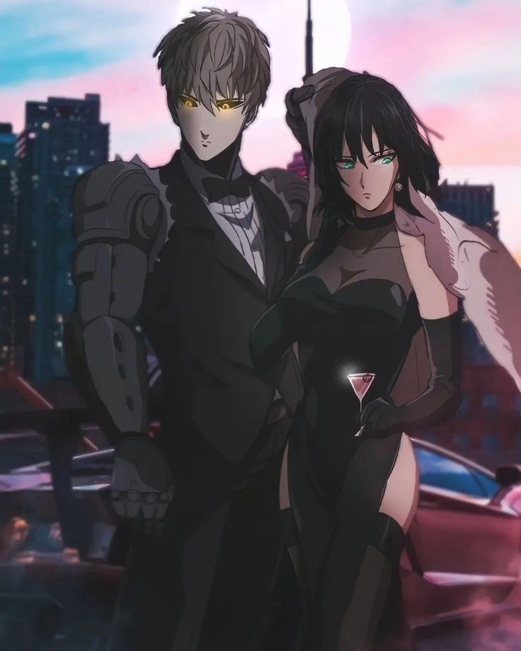 Tải ngay ảnh saitama đấm genos chuẩn HD