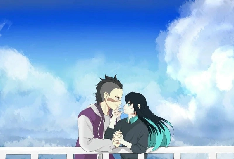 Những phân cảnh ấn tượng trong genya x sanemi truyện tranh