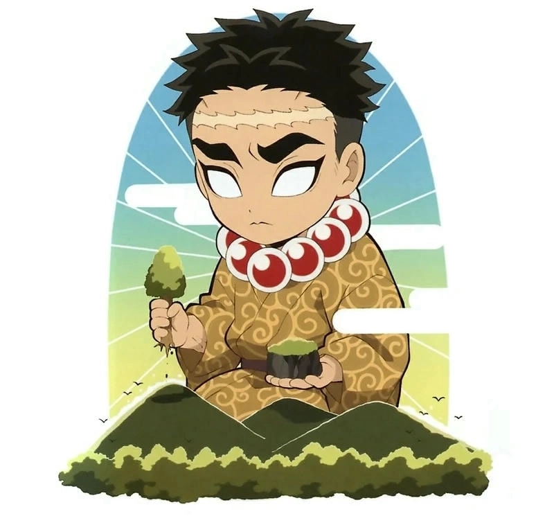 Ngắm nhìn phiên bản dễ thương gyomei chibi