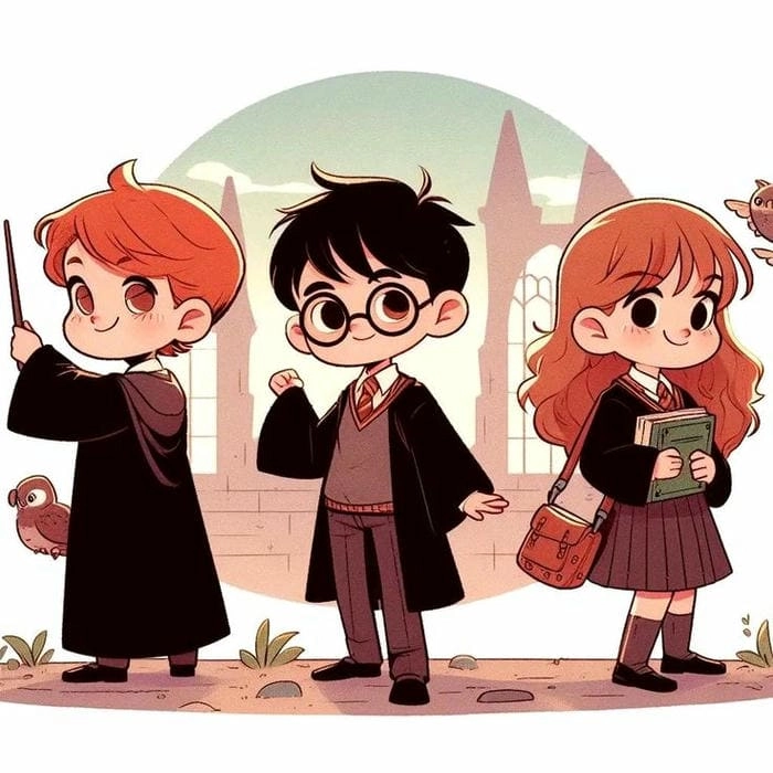 Bộ sưu tập harry potter chibi cute cực dễ thương