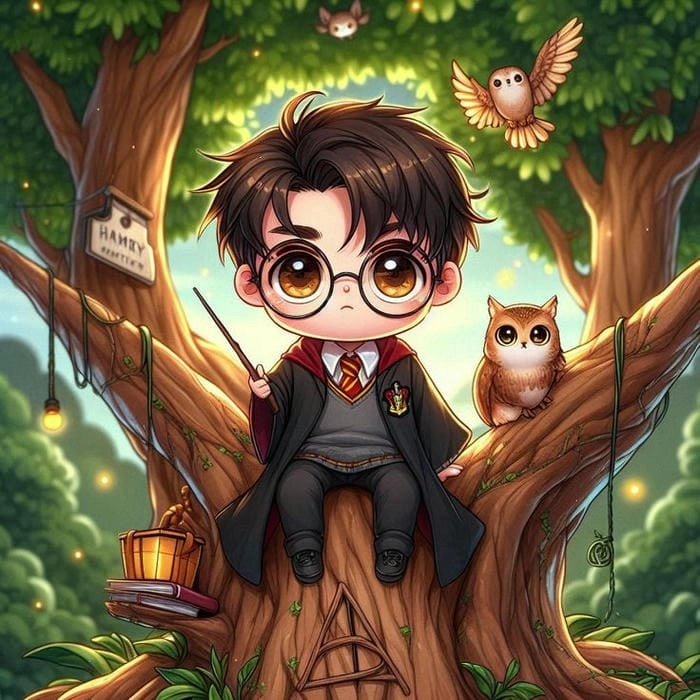 Tải harry potter chibi characters png chất lượng cao