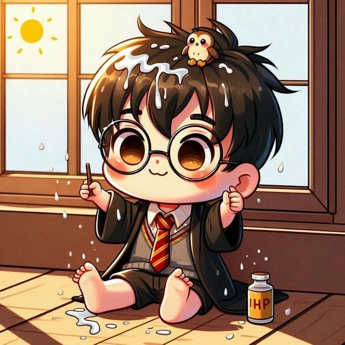 Bộ harry potter chibi clipart đa dạng phong cách
