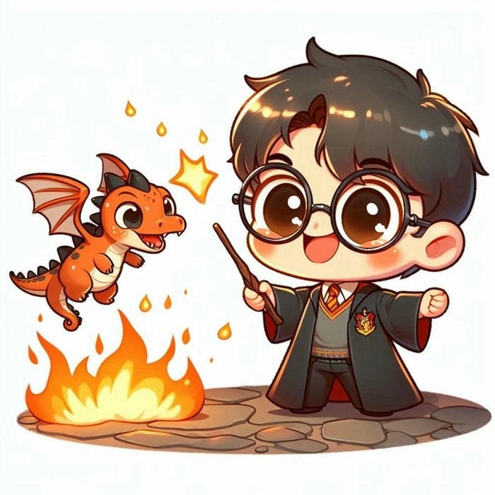Hình hedwig harry potter chibi ngộ nghĩnh