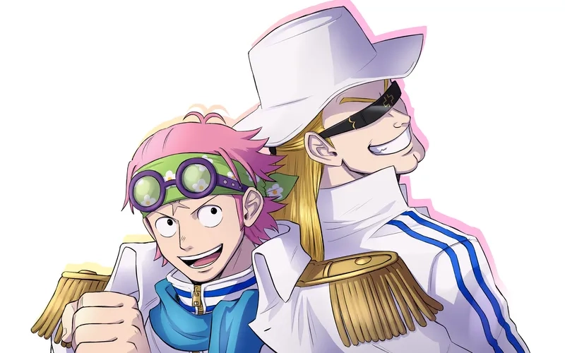 Mối liên kết đặc biệt one piece coby and helmeppo