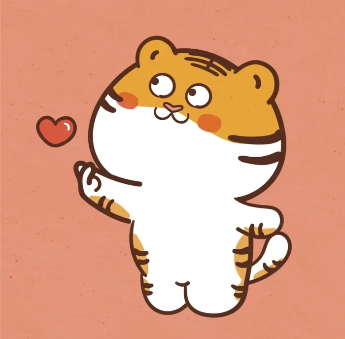 Cài ngay avatar hổ chibi cho mùa mới