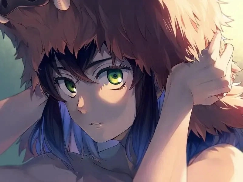 Khoảnh khắc dễ thương aoi x inosuke