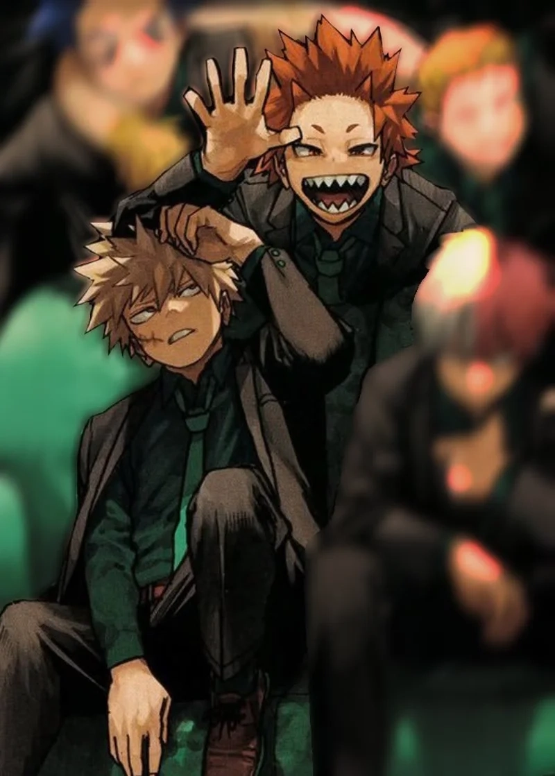 Diễn biến tình cảm bakugo x kirishima manga
