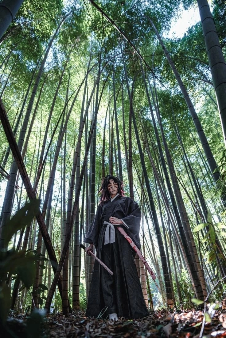 Tham khảo kiểu tạo hình kokushibou cosplay