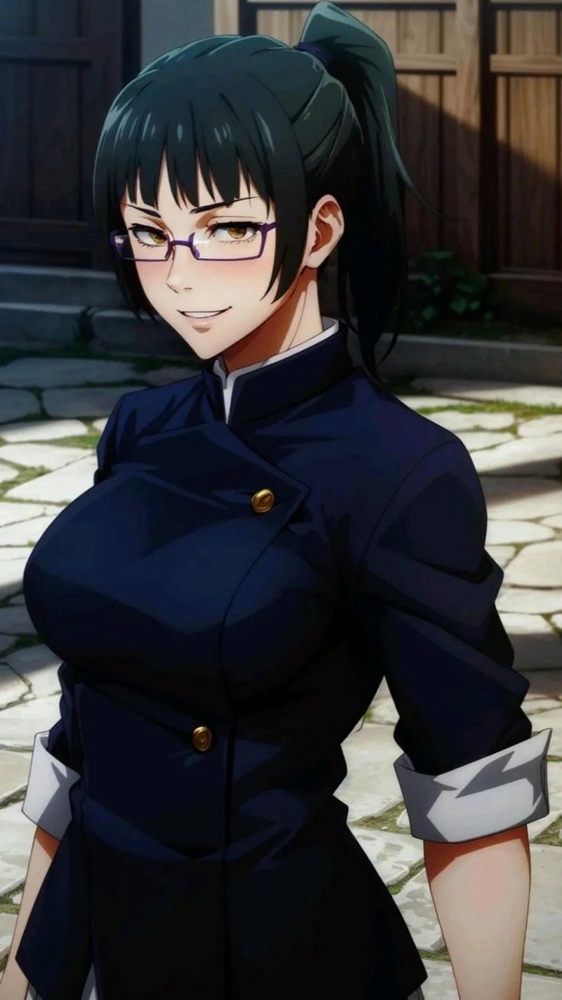 Phong cách tóc ngắn Maki Zenin short hair