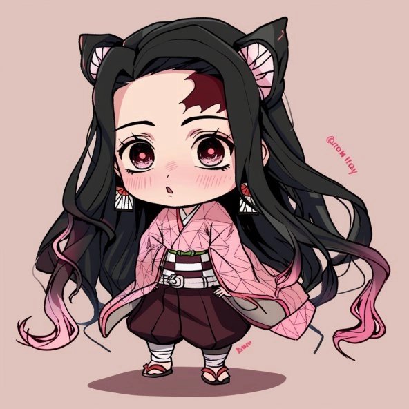 Khám phá hình ảnh nezuko chibi siêu dễ thương