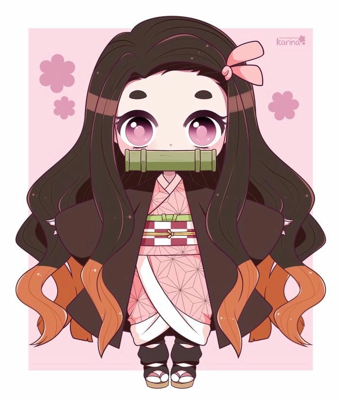 Ngắm nhìn bộ sưu tập chibi nezuko siêu cute