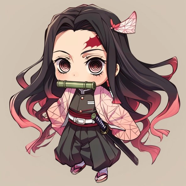 Tham khảo nhiều hình vẽ nezuko chibi dễ thương