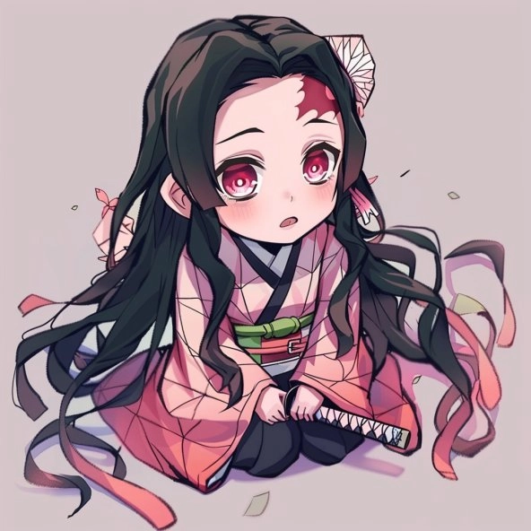 Bộ sưu tập hình nezuko chibi cute miễn phí