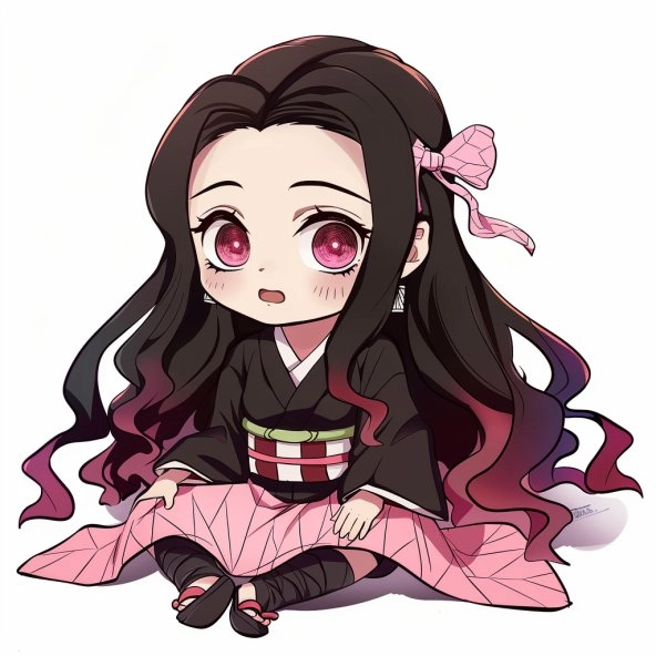 Tìm hiểu mẫu dessin nezuko chibi đơn giản
