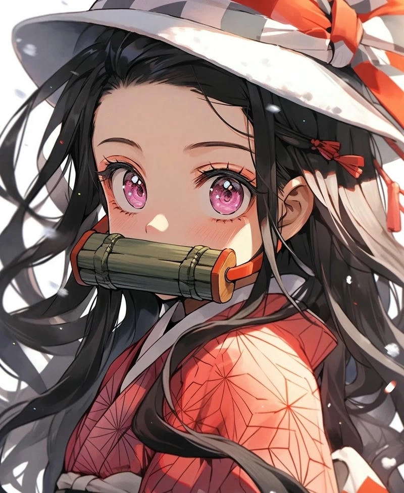 Thử ngay mẫu nezuko chibi dễ vẽ cho bé