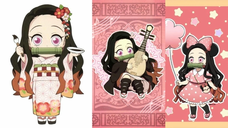 Nezuko chibi là như thế nào khiến fan mê mẩn