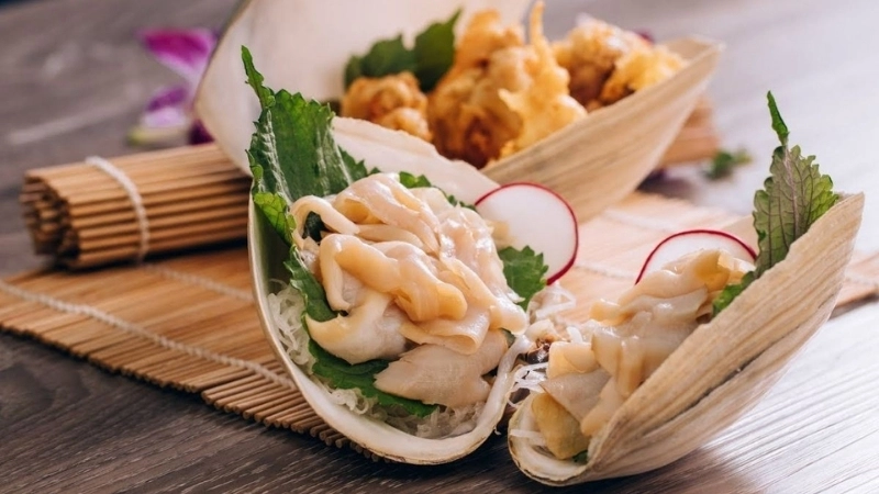 Một số món ăn chế biến từ loài ốc vòi voi