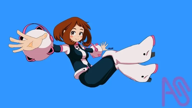 Tỏa sáng trong từng cảnh của my hero academia uraraka