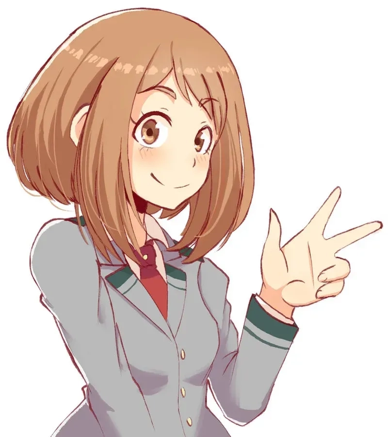 Bộ ảnh sáng tạo về uraraka ochako fanart