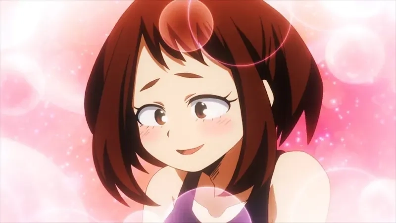 Chibi năng động của uraraka ochako chibi