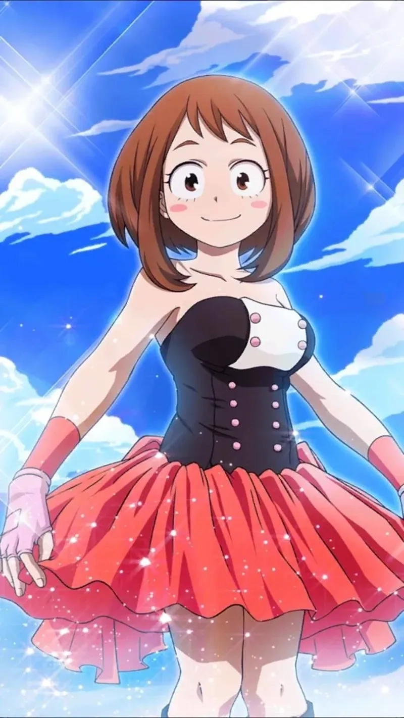 Tạo hình ấn tượng với cosplay ochako uraraka