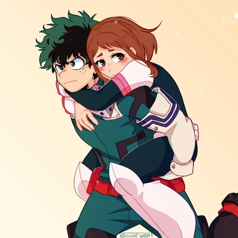 Gacha đẹp mắt về gacha deku x uraraka