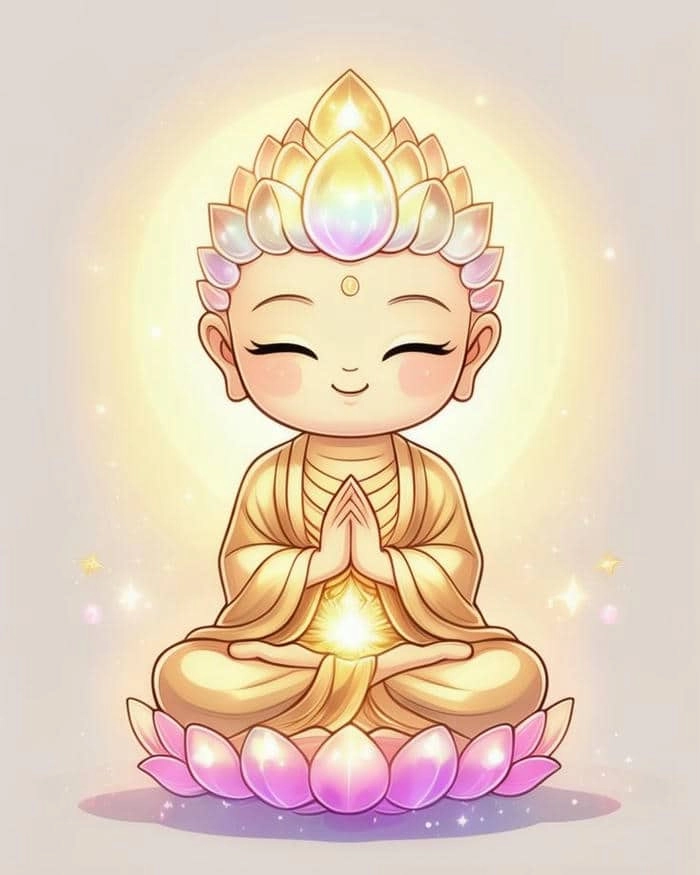 Khám phá vẻ dễ thương của phật chibi