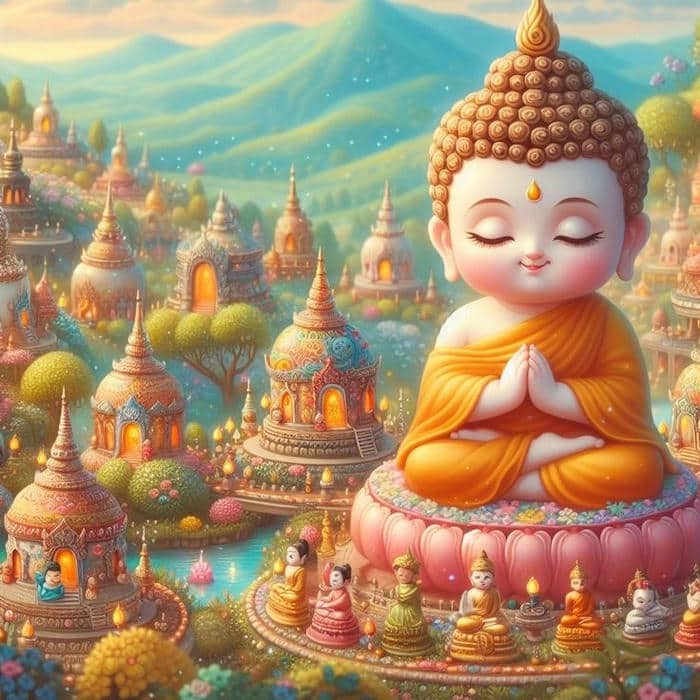 Gợi ý đơn giản để vẽ phật chibi