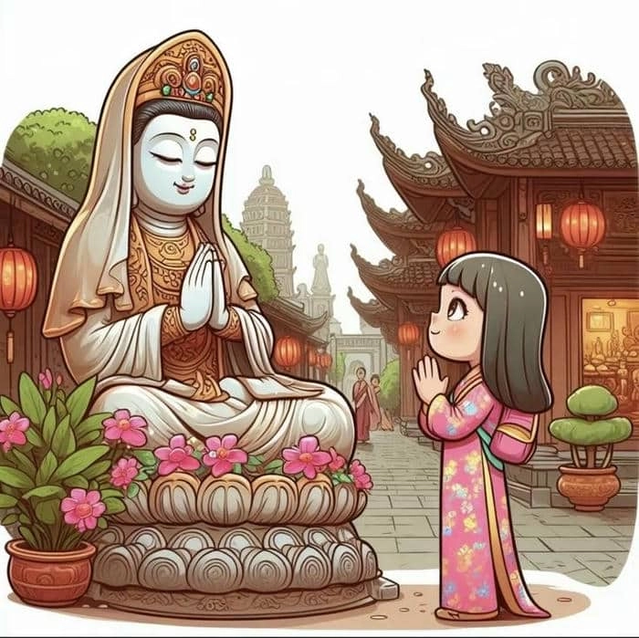 Đắm chìm trong vẻ đẹp phật cute nhẹ nhàng