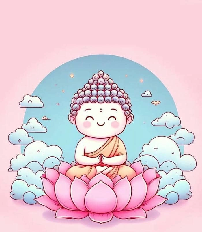 Tự học từng bước cách vẽ phật chibi