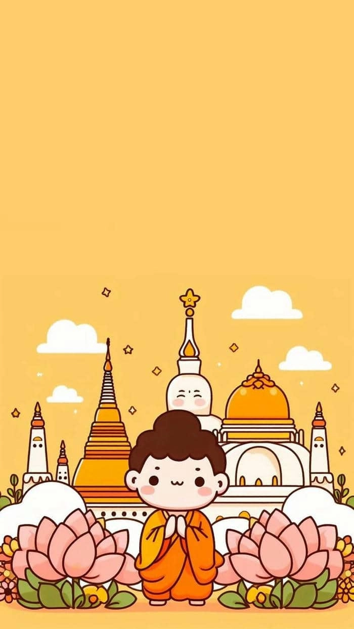 Tải ngay bộ hình đức phật chibi đẹp thanh tịnh