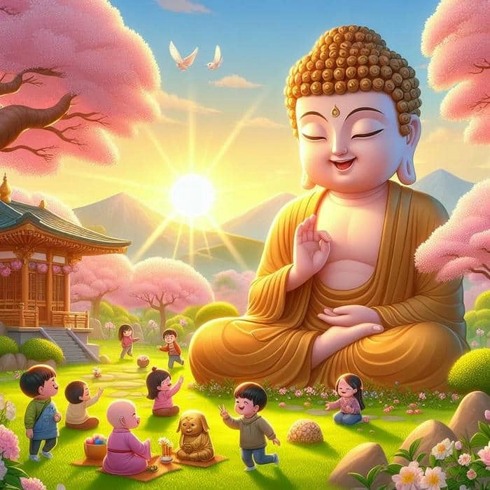 Lan tỏa năng lượng với phật tổ chibi