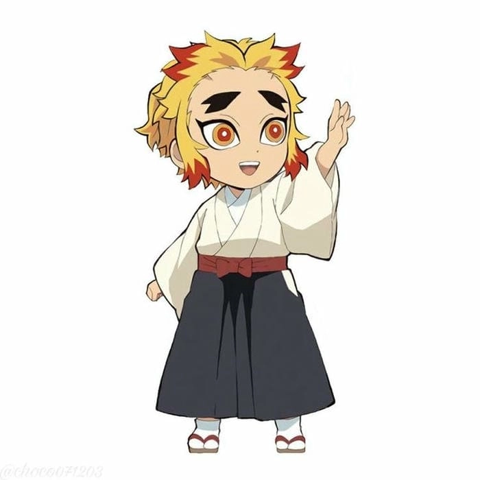 Chiêm ngưỡng loạt hình rengoku chibi độc đáo