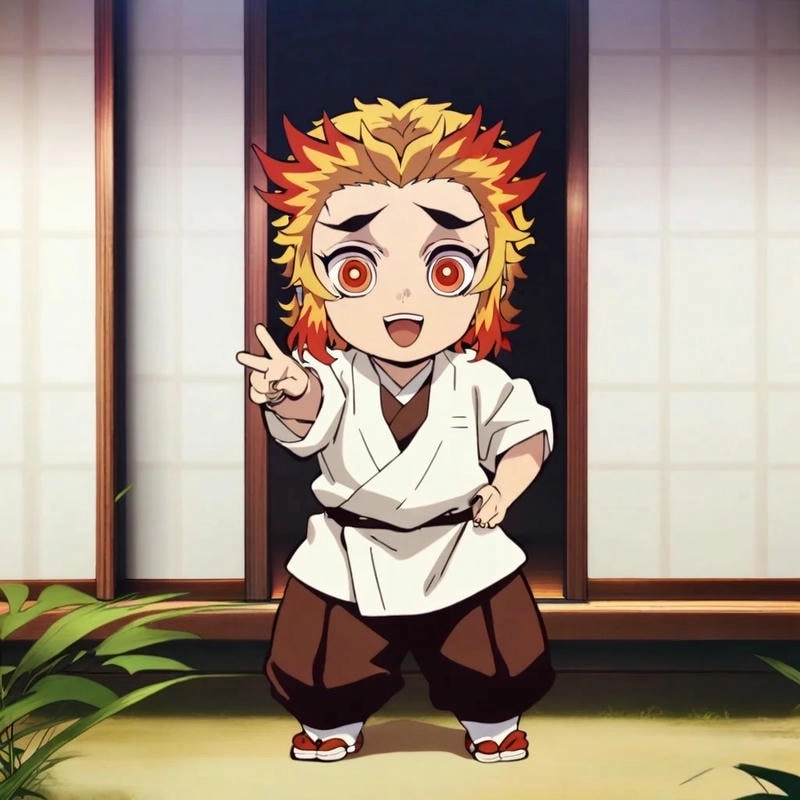 Khám phá phong cách vẽ rengoku ngầu