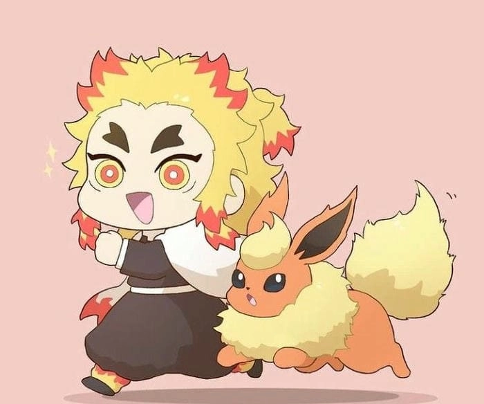 Cười xỉu với tạo hình kawaii rengoku chibi