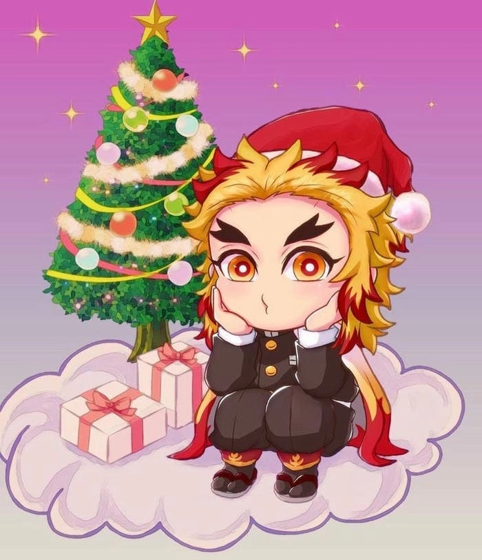 Khoảnh khắc hài hước rengoku chibi eating