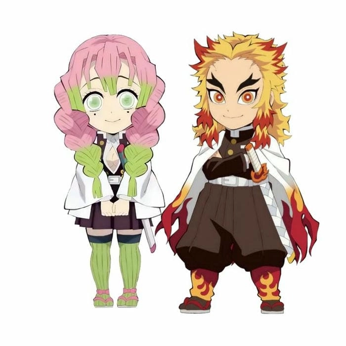 Tạo hình đáng yêu với rengoku chibi head