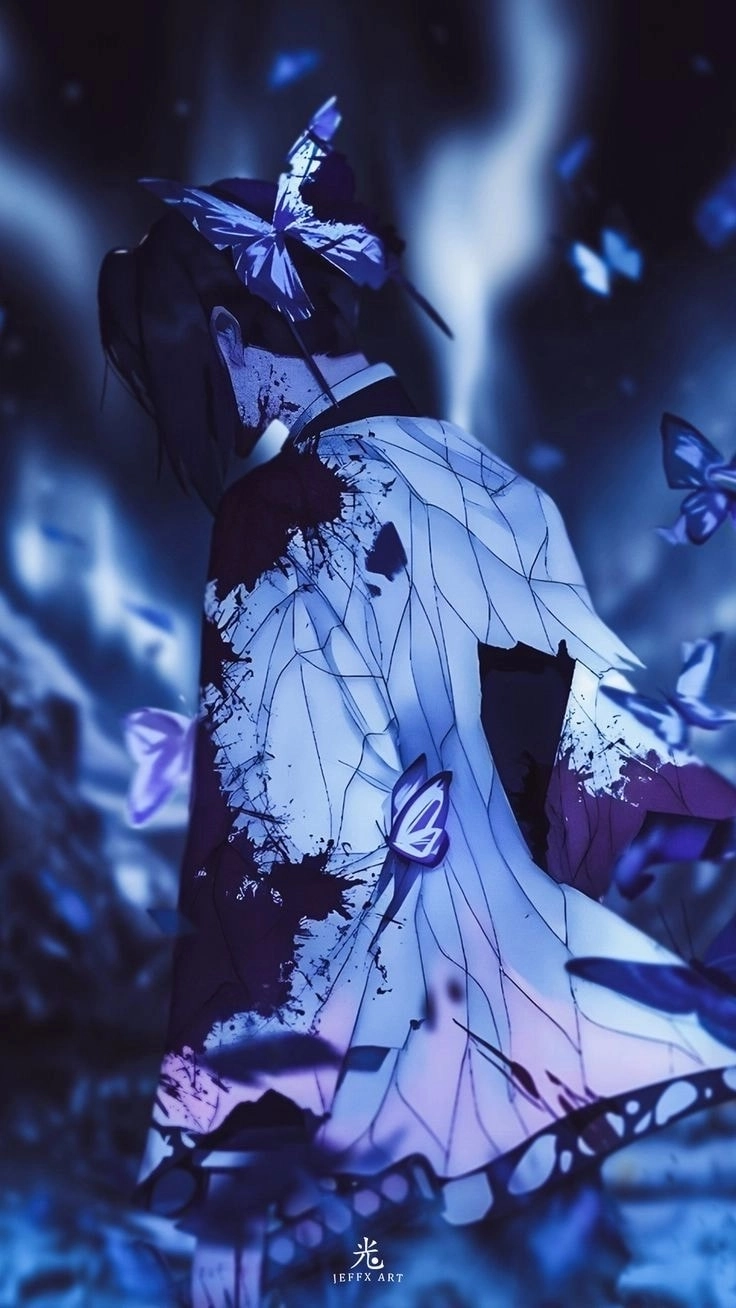 Nụ cười rạng rỡ của nhân vật shinobu cười