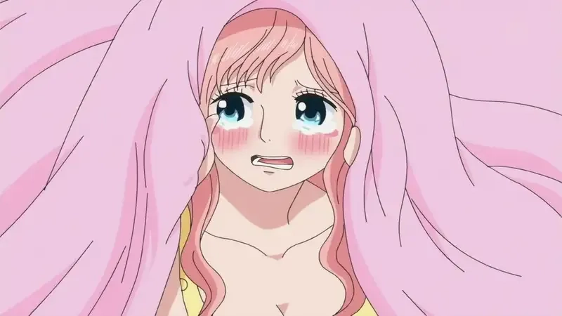 Cảnh hài hước luffy jumping on shirahoshi