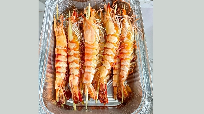 Một số món ăn chế biến từ loài tôm sú