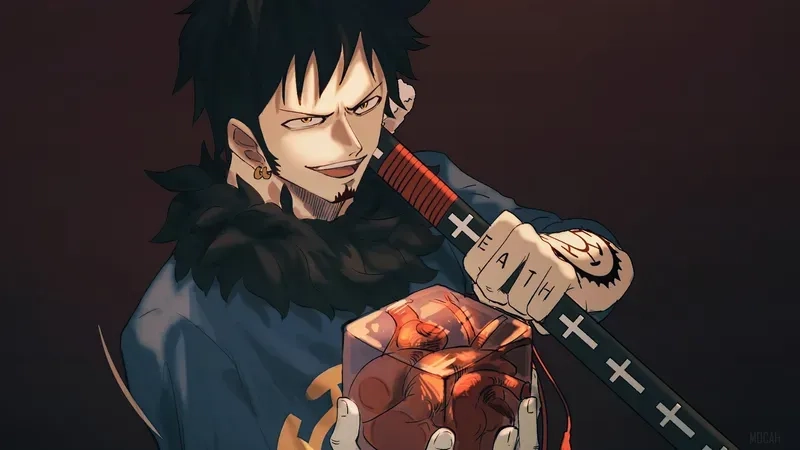 Trận chiến nảy lửa trafalgar d water law vs blackbeard