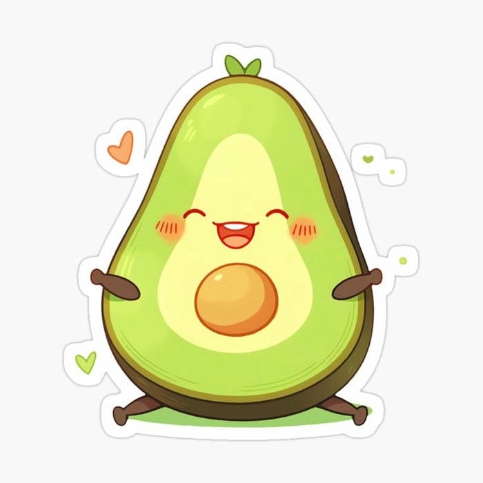 Cập nhật ngay loạt quả bơ chibi cute cực chất