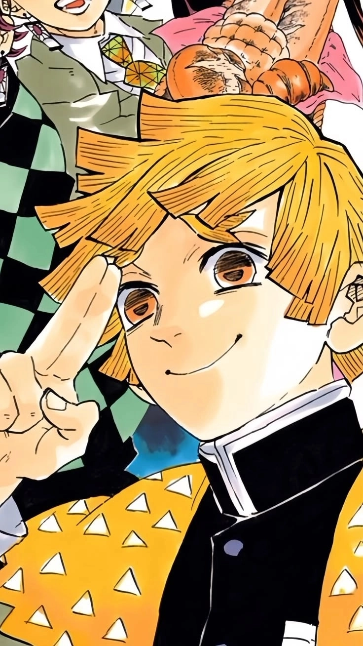 Cảnh mở đầu kimetsu yaiba zenitsu chap 1