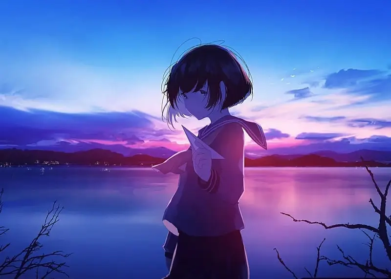 Avatar anime cô đơn gợi nỗi lòng sâu kín