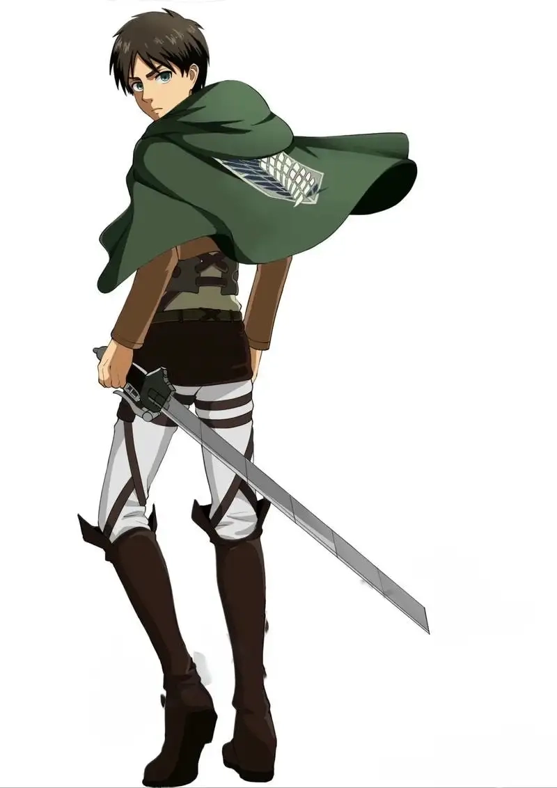 Avatar Eren Eren Yeager toát lên ánh mắt quyết tâm và mạnh mẽ